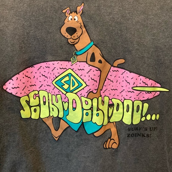 Scooby Doo Size 11-12 Boxy Cropped Tee - Picture 2 of 5